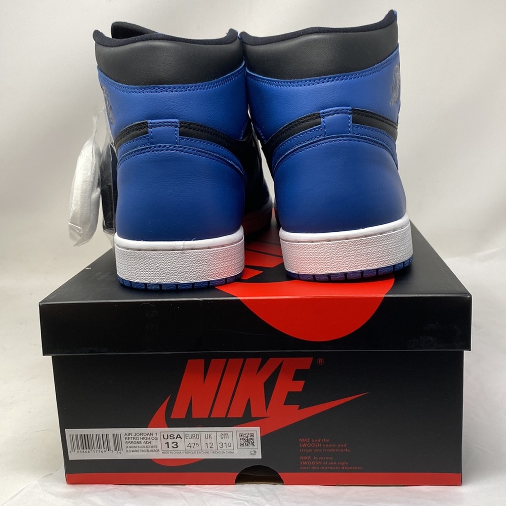 Air Jordan 1 High OG Dark Marina Blue 555088-404 Men's size 13 - Picture 4 of 11